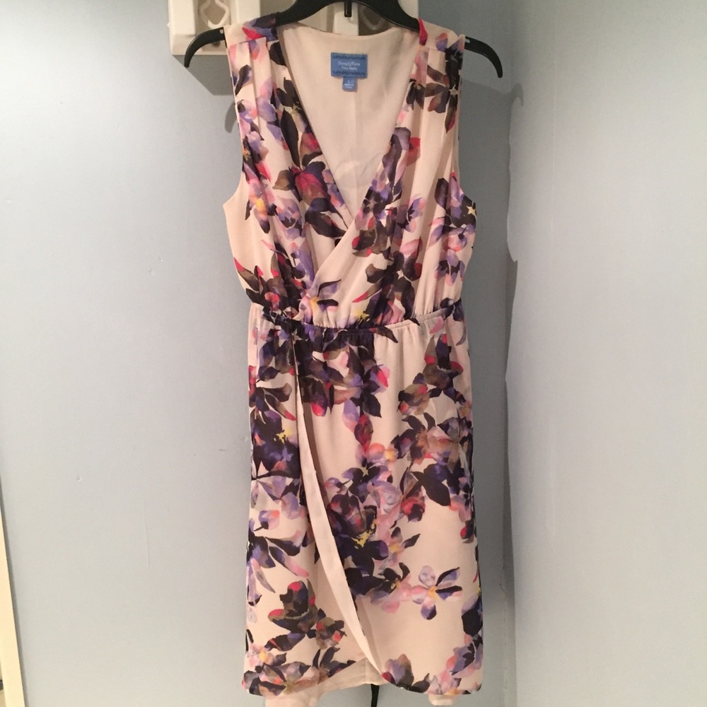 Simply Vera flowy dress with tulip hem, size L